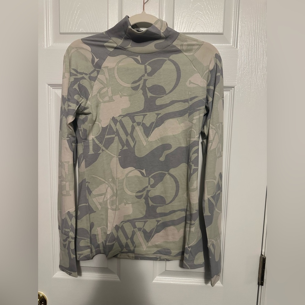 G-Star Lecite AO Slim Camouflage Women's Top